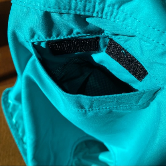 Low Rise Firefly Board Shorts in Turquoise - Picture 9 of 10